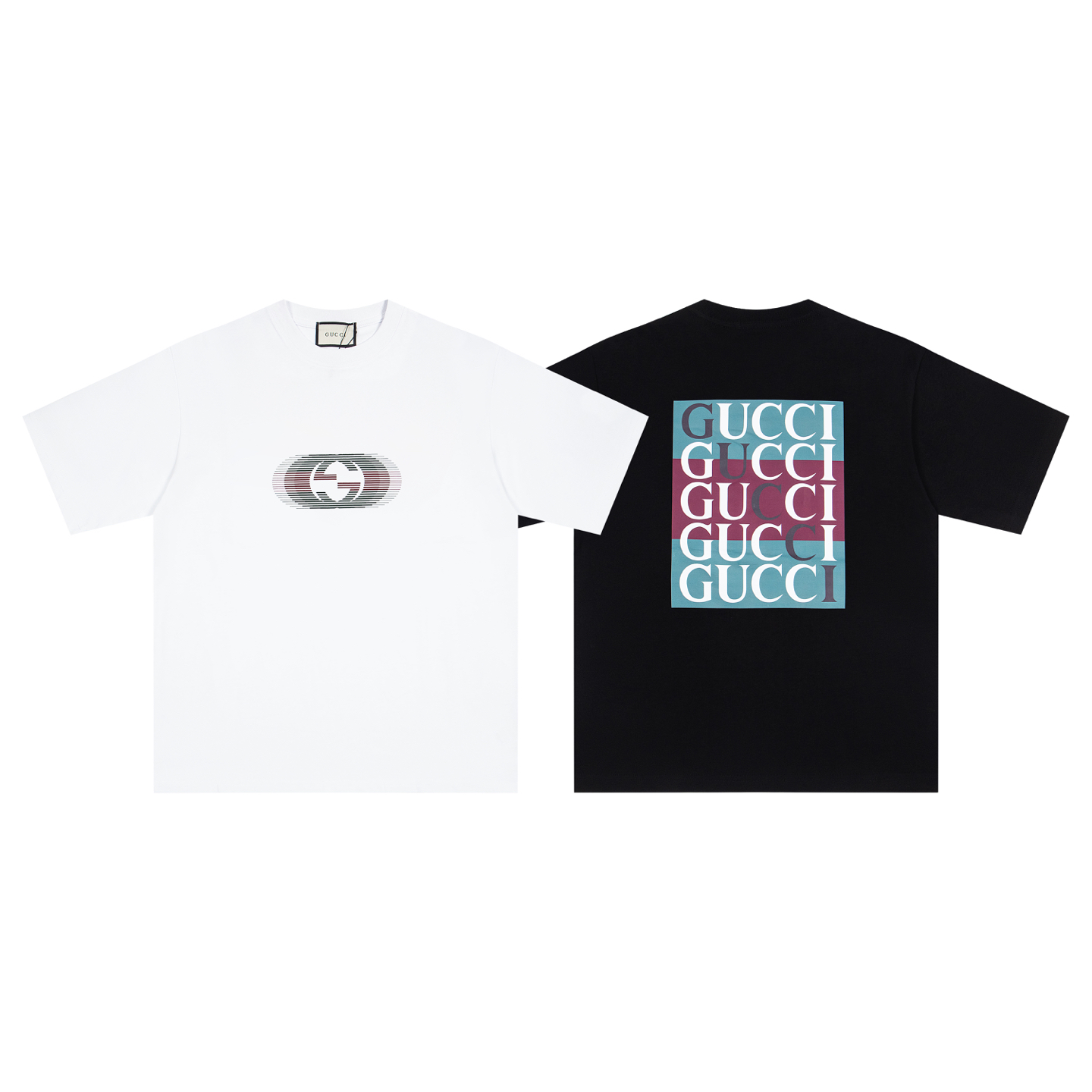 Gucci / Front and back printed short-sleeve T-shirt ✔️ Design Details: Made from 280g 40-count combed cotton fabric - Image 10