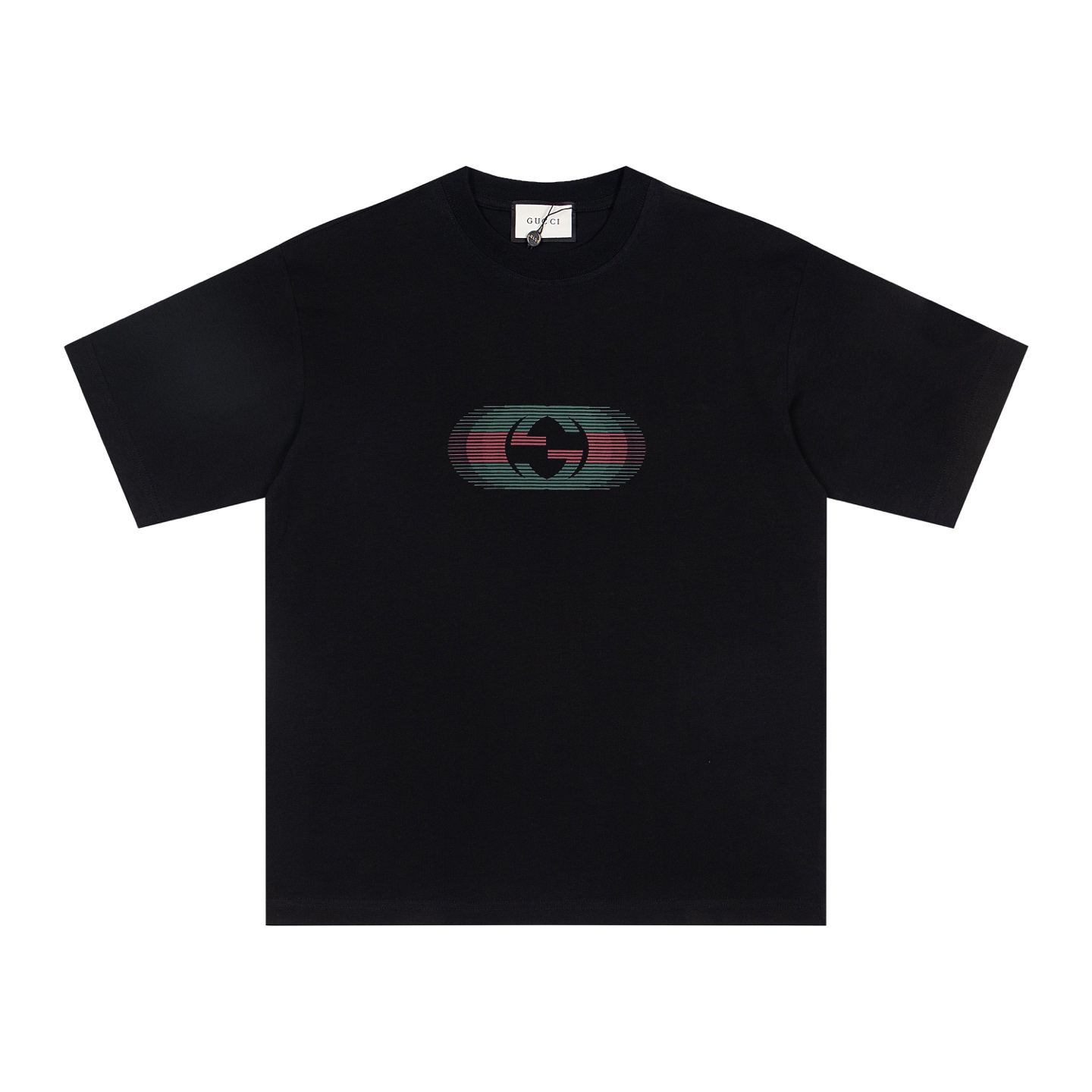Gucci / Front and back printed short-sleeve T-shirt ✔️ Design Details: Made from 280g 40-count combed cotton fabric