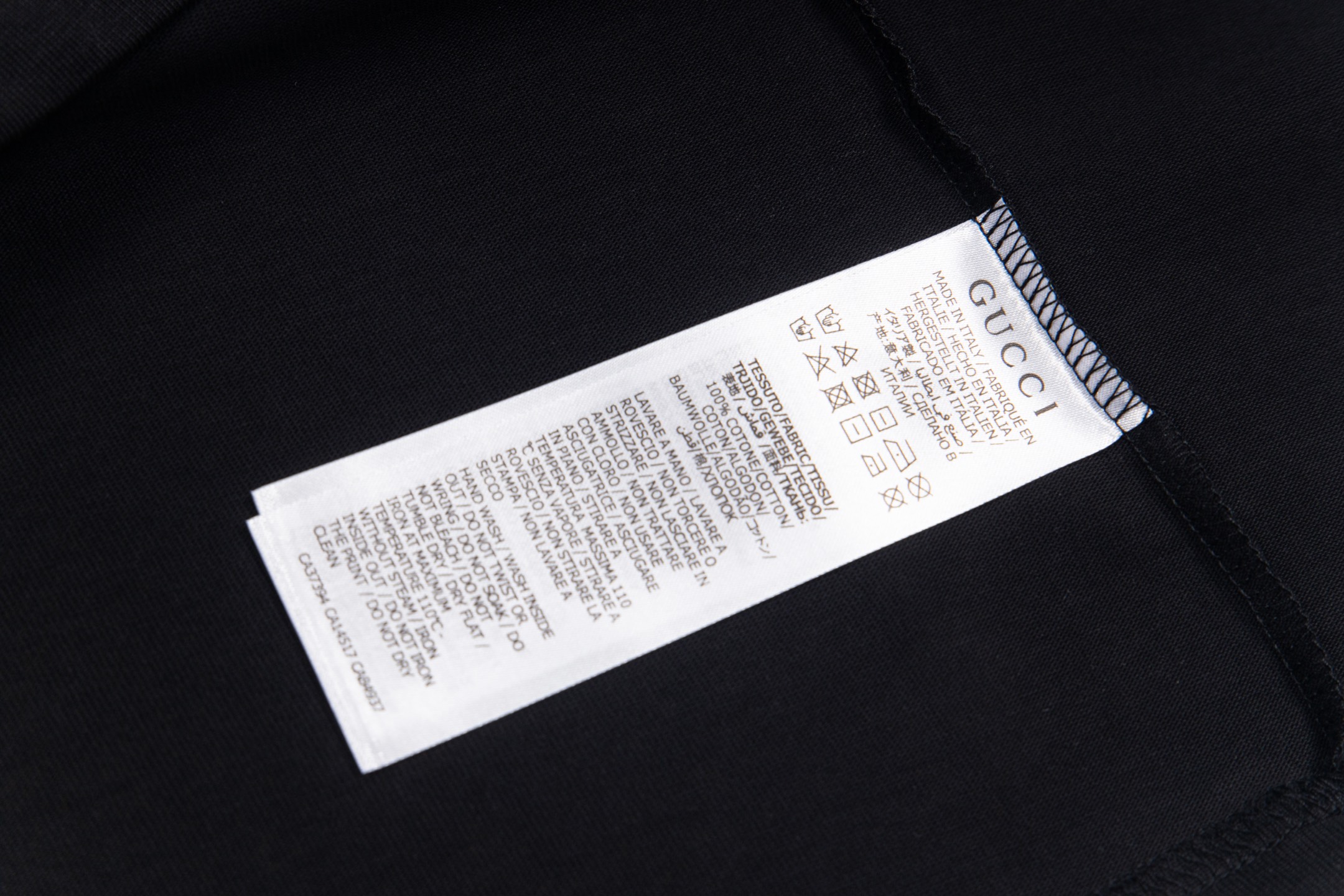 Gucci / Front and back printed short-sleeve T-shirt ✔️ Design Details: Made from 280g 40-count combed cotton fabric - Image 8