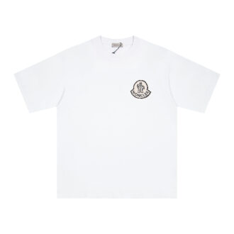 Moncler / 2025S New Collection Mosaic print small logo short-sleeve T-shirt