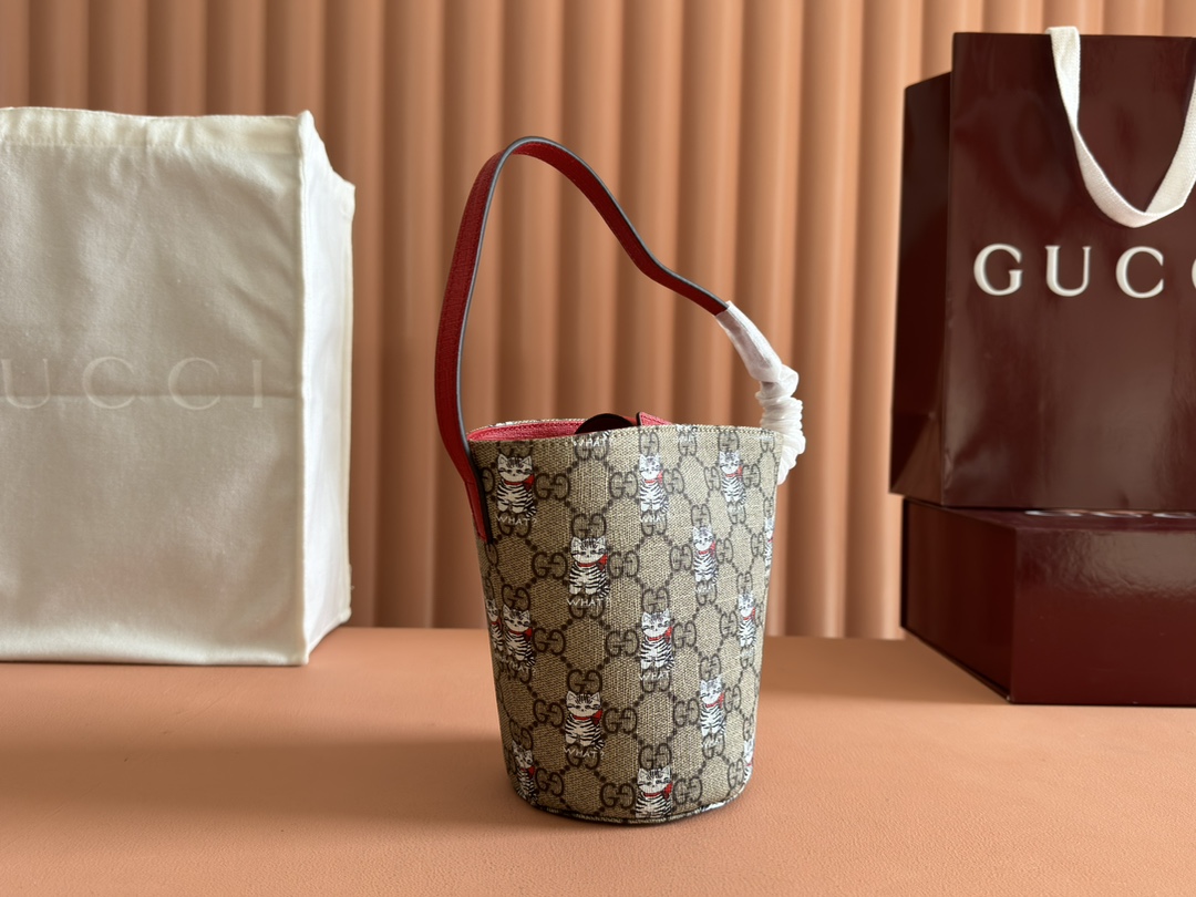 Gucci Children's animal print tote bag Model: 752356 Size: 18.5x16.5x7.5cm - Image 8