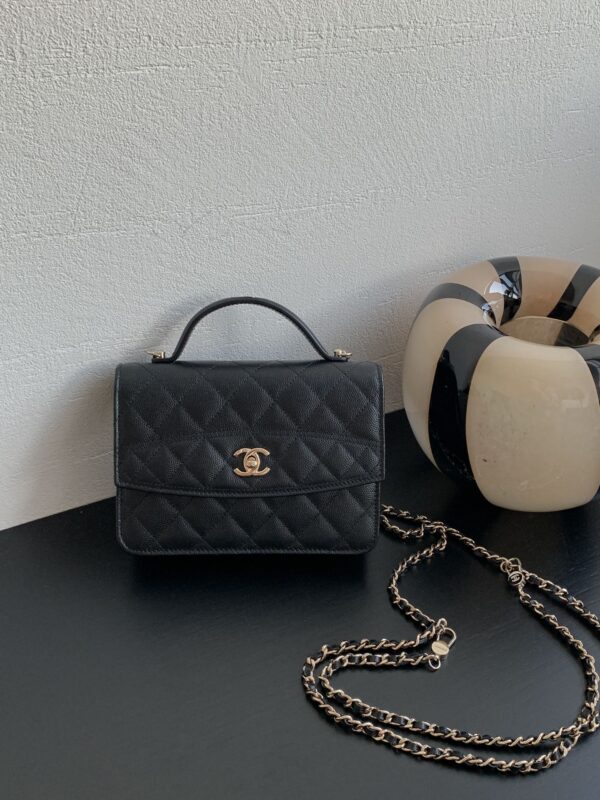 Chanel 25C Multi-Use Small Backpack – Apricot Premium Platinum Edition 💎✨ Size: 14 × 18 × 4.5 cm