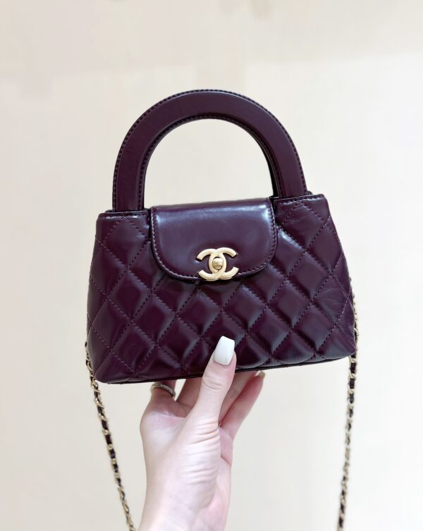 Chanel 25C Kelly new color Super beautiful Material: Original Bodin vintage calf leather 13*19*7cm