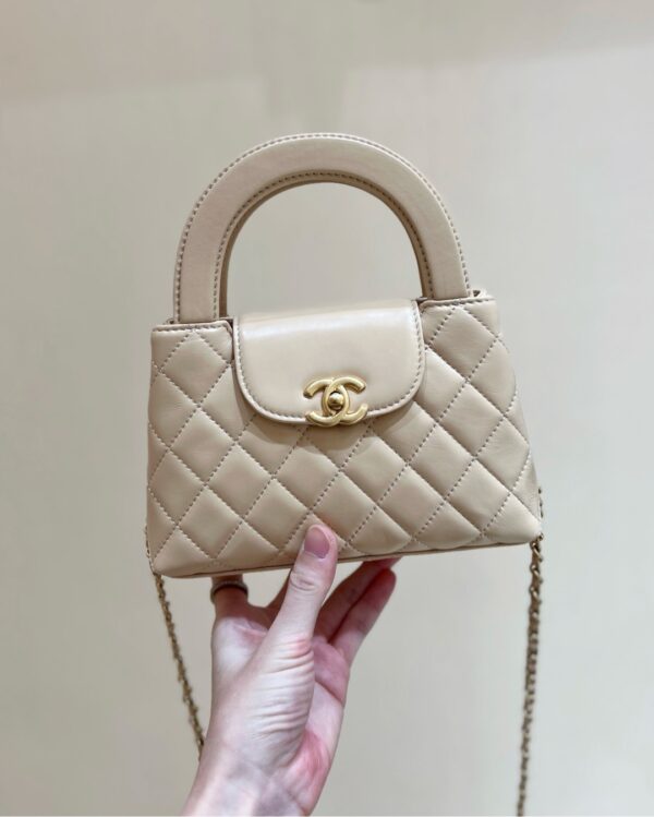 Chanel 25C Kelly new color Super beautiful Material: Original Bodin vintage calf leather 13*19*7cm