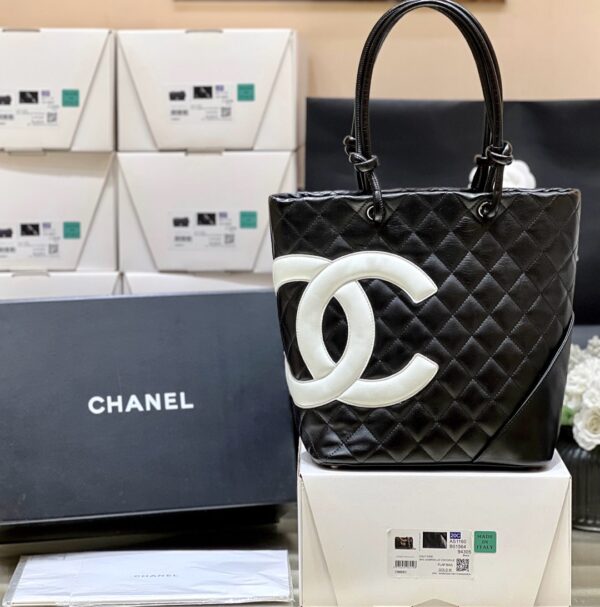 Chanel Premium duty-free original leather Pure original classic, the timeless vintage Konpeng Basket Bag Leather: European original Bodin Joyeux calf leather（21*24cm）