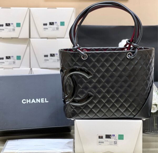 Chanel Pure original classic, the timeless vintage Konpeng Tote Leather: European original Bodin Joyeux calf leather (30*25cm)