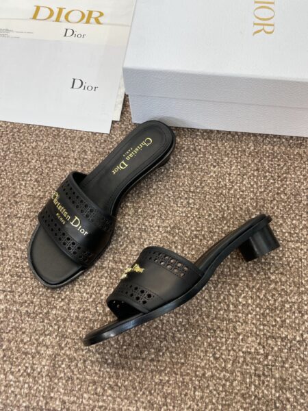 Dior 2025 Spring/Summer New Color-Blocked Slide Sandals