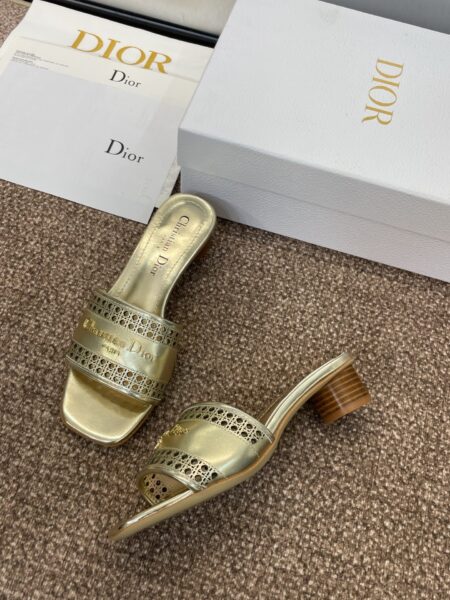Dior 2025 Spring/Summer New Color-Blocked Slide Sandals