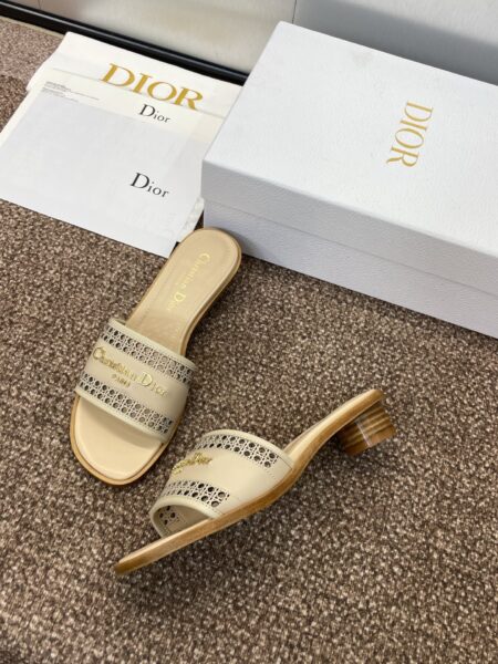 Dior 2025 Spring/Summer New Color-Blocked Slide Sandals