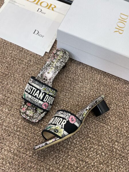 Dior 2025 Spring/Summer New Color-Blocked Slide Sandals