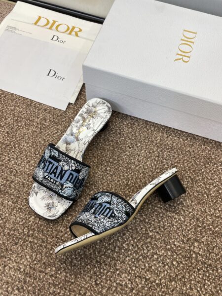 Dior 2025 Spring/Summer New Color-Blocked Slide Sandals