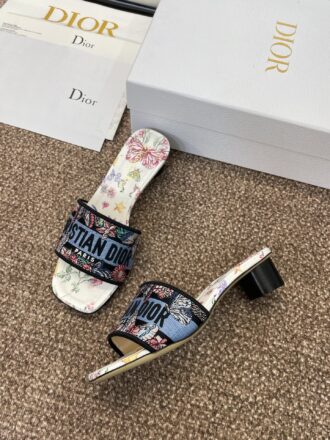 Dior 2025 Spring/Summer New Color-Blocked Slide Sandals