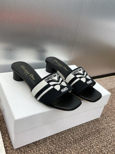 Dior 2025 Spring/Summer New Color-Blocked Slide Sandals