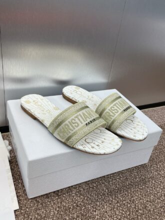 Dior 2025 Spring/Summer New Arrival Color-Blocked Slide Sandals