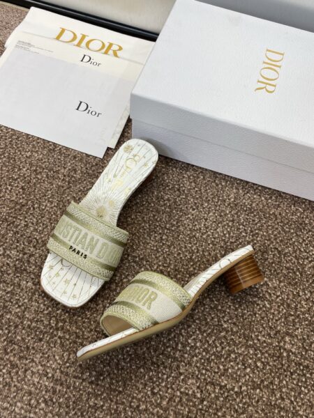 Dior 2025 Spring/Summer New Arrival Color-Blocked Slide Sandals
