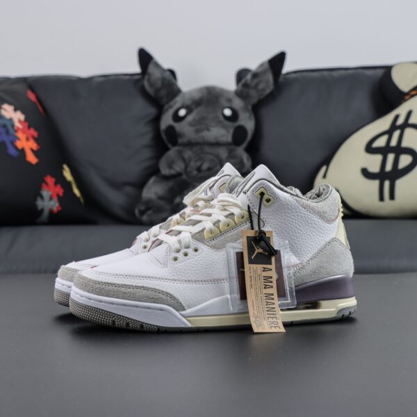 A Ma Maniére x Air Jordan retro sp"medium grey" XPure Original # # # PU # SIZE：