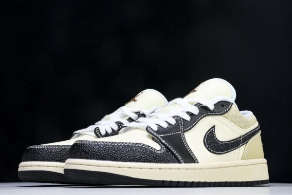Air Jordan Low "Coconut Milk Black" AJ HQ-