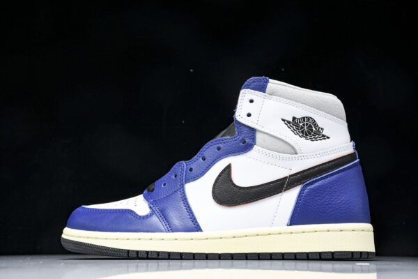 Air Jordan Retro High "White Deep Royal Blue" AJ DZ-