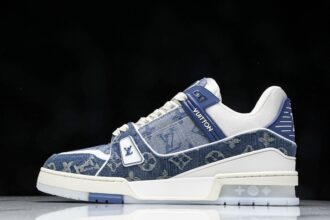 ()LV/Trainer /!!//PU#/TPR,Virgil Abloh！LVLouis Vuitton Trainer Sneaker Low Size