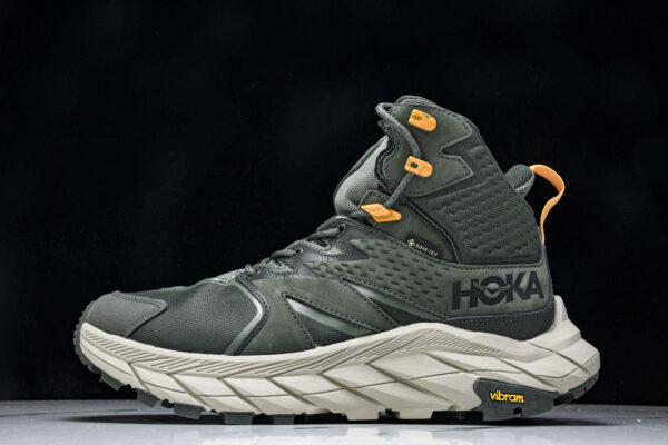 HOKA ONE ONE Kaha Mid GTX /TRYL D Pure Original Hoka One One Kaha GTX Vibram MM EVA Size：