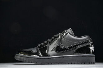 (CJ) Air Jordan Low "Black Croc" AJ HJ-